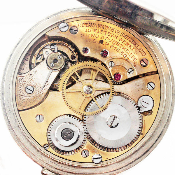 Royal Navy Air Service 8 Day Pocket Watch C.1916 - Secondhand