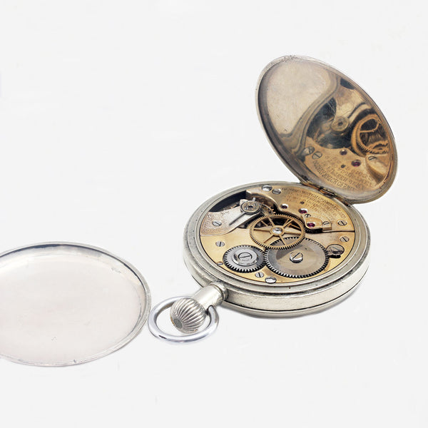 Royal Navy Air Service 8 Day Pocket Watch C.1916 - Secondhand