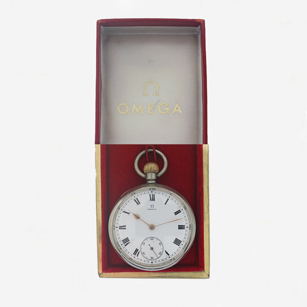 Omega Steel Pocket Watch, 1910/11 - Secondhand