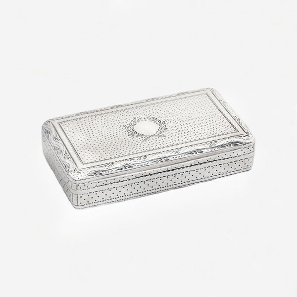 George IV Silver Snuff Box Hallmarked 1825