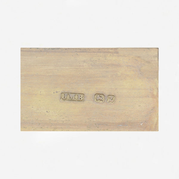 Late Victorian Silver Snuff Box Hallmarked 1899