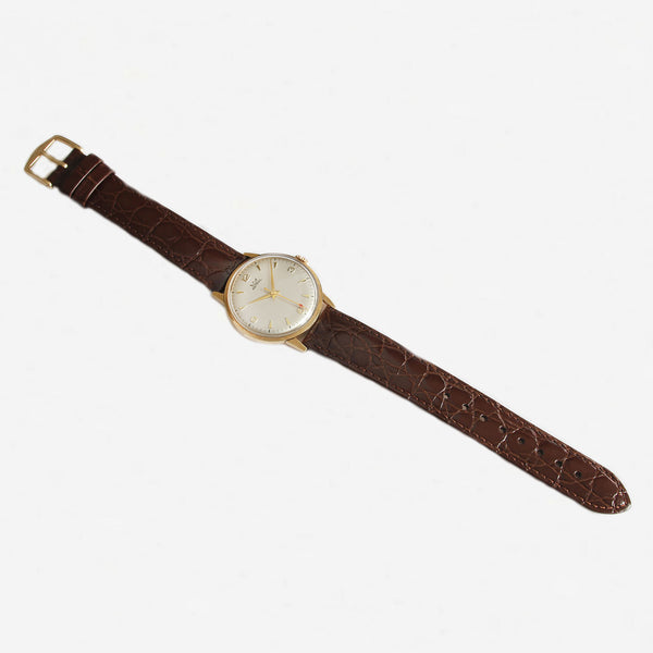 a preowned smiths astral mens watch with gold dial date 1973