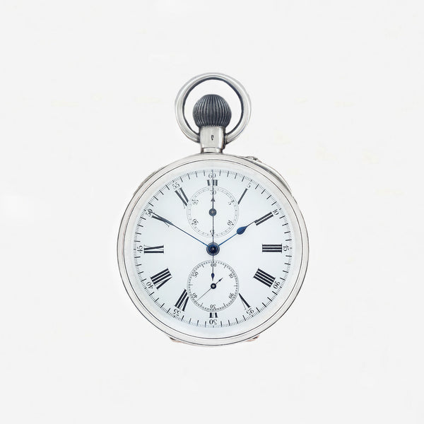 Longines Open Faced Silver Pocket Watch - Secondhand