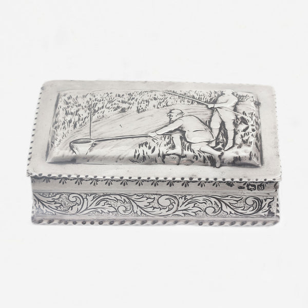 Victorian  Silver Box Hallmarked 1887