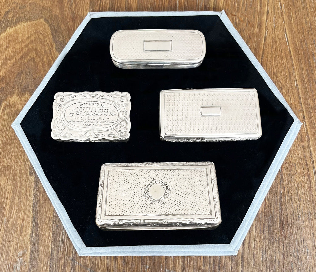 A Glimpse into Silver Snuff Boxes