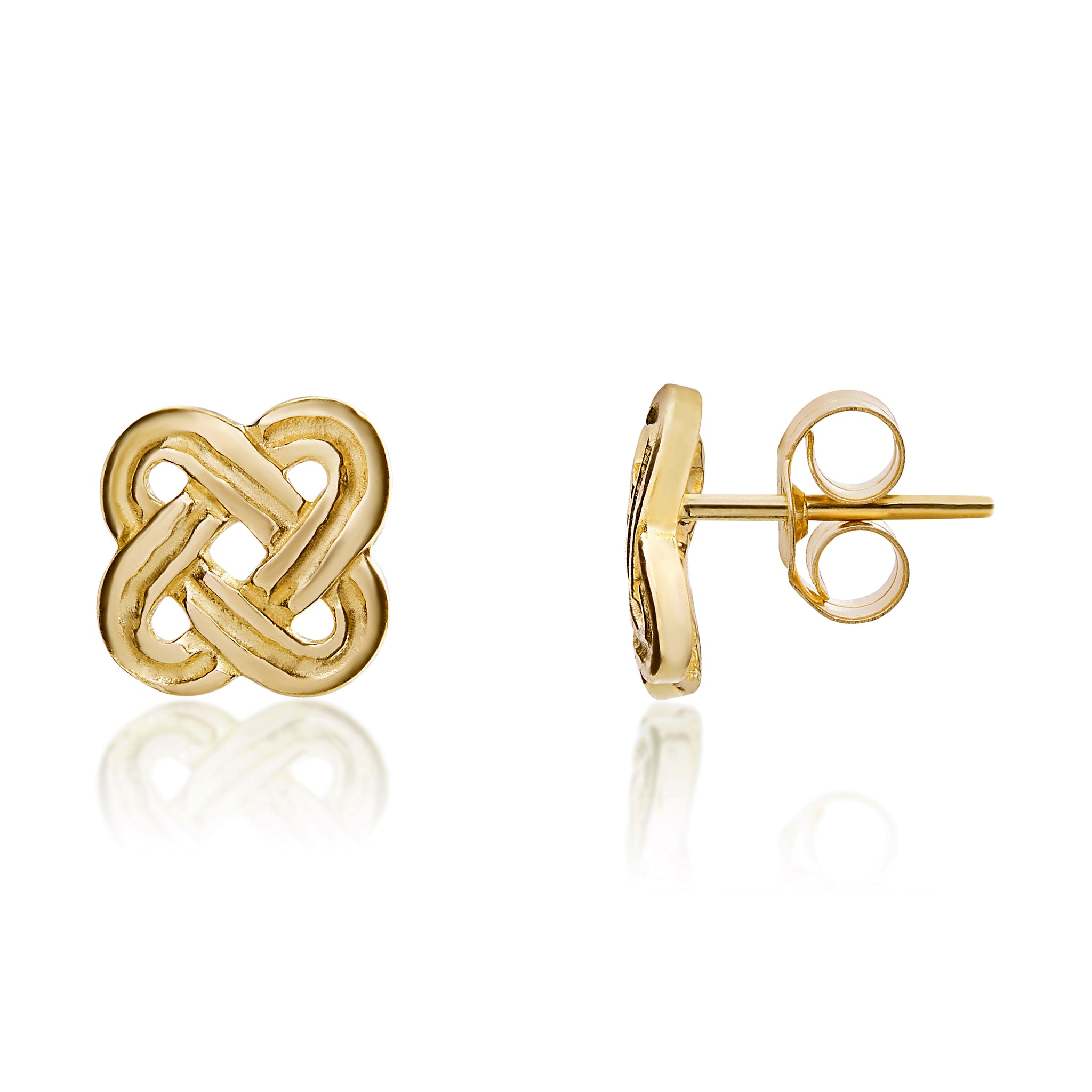 9ct Gold Celtic Knot Earrings