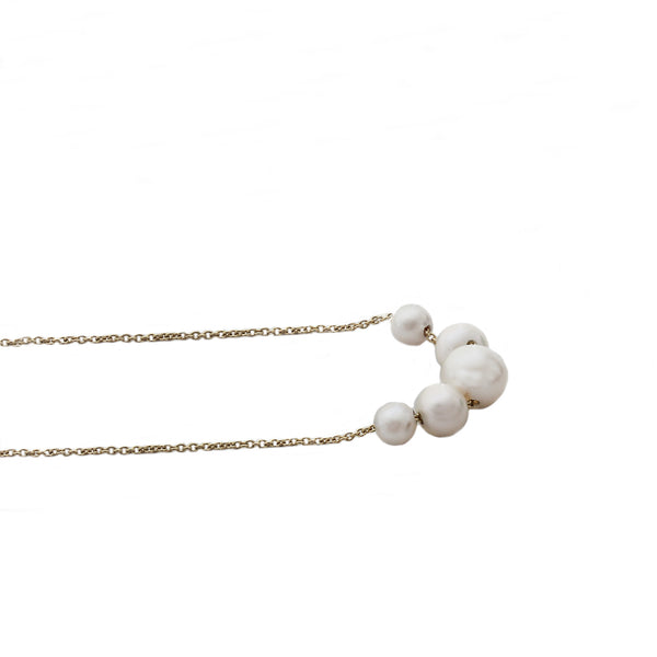 Pearl & 9ct Gold Necklace