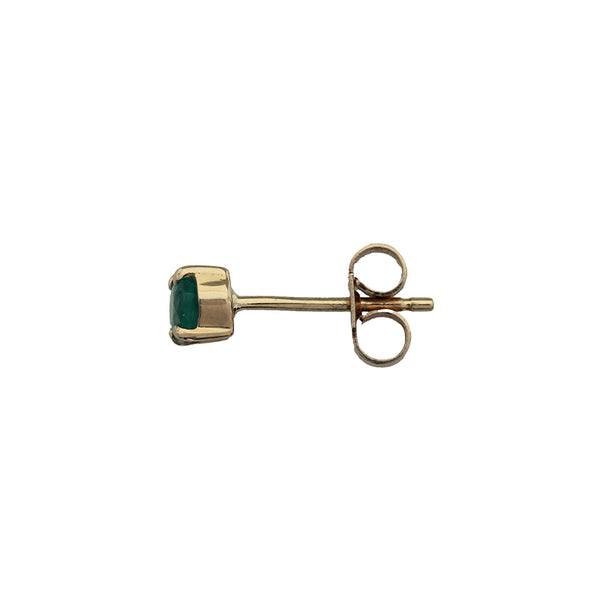 Emerald Stud Earrings in 18ct Gold