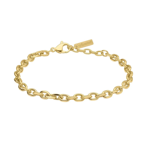 Gold Plated Stainless Steel Bracelet by Fred Bennett