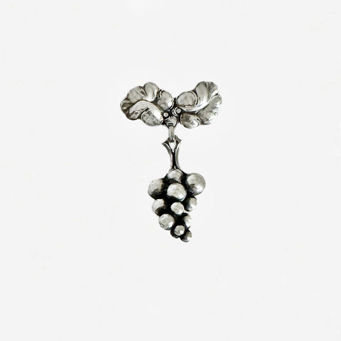 Georg Jensen Silver Moonlight Grapes Brooch - Secondhand