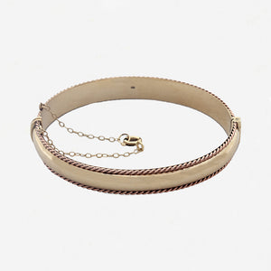 9ct Gold Hinged Bangle - Secondhand