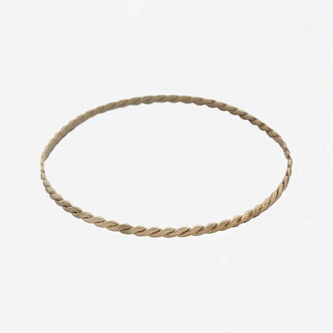 9ct Gold Ropetwist Bangle - Secondhand