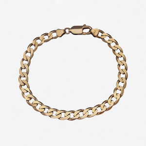 9ct Gold Metric Curb Bracelet - Secondhand