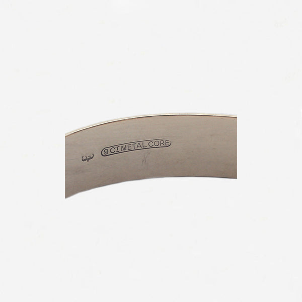 9ct Yellow Gold Metal Core Bangle - Secondhand