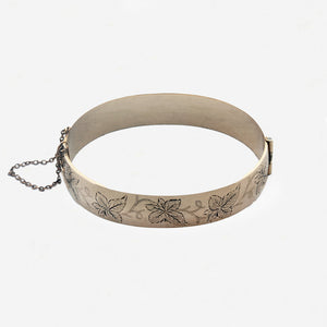 9ct Yellow Gold Metal Core Bangle - Secondhand