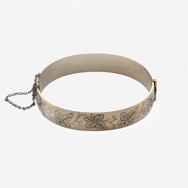 9ct Yellow Gold Metal Core Bangle - Secondhand