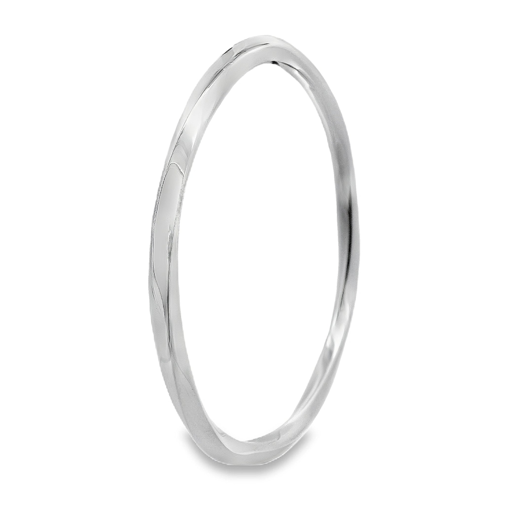 Silver Twisted Bangle