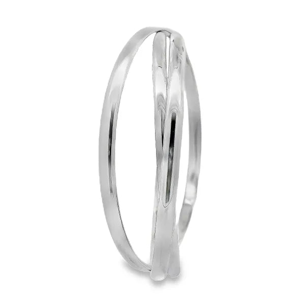 Silver 4mm Russian Bangle