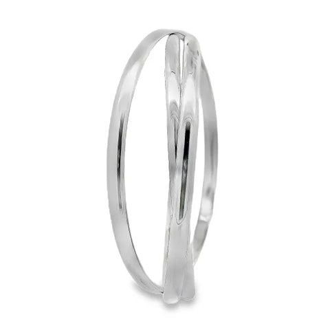 Silver 4mm Russian Bangle