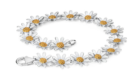 Silver Daisy Chain Bracelet