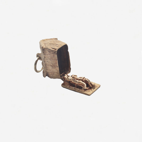 9ct Gold Haystack Opening Charm - Secondhand