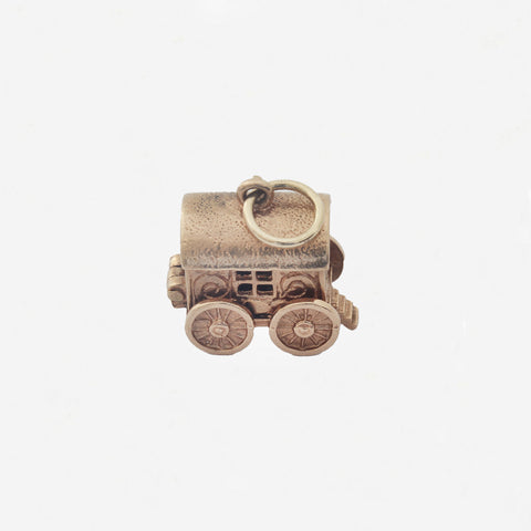 9ct Gold Fortune Teller Wagon Charm - Secondhand