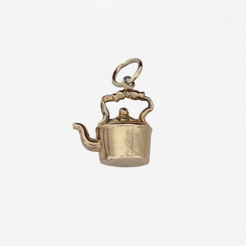 9ct Gold Kettle Charm - Secondhand