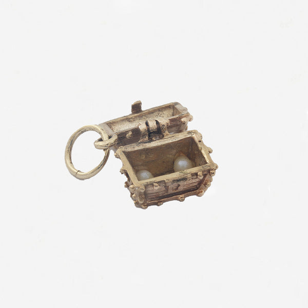 9ct Gold Treasure Chest Charm - Secondhand