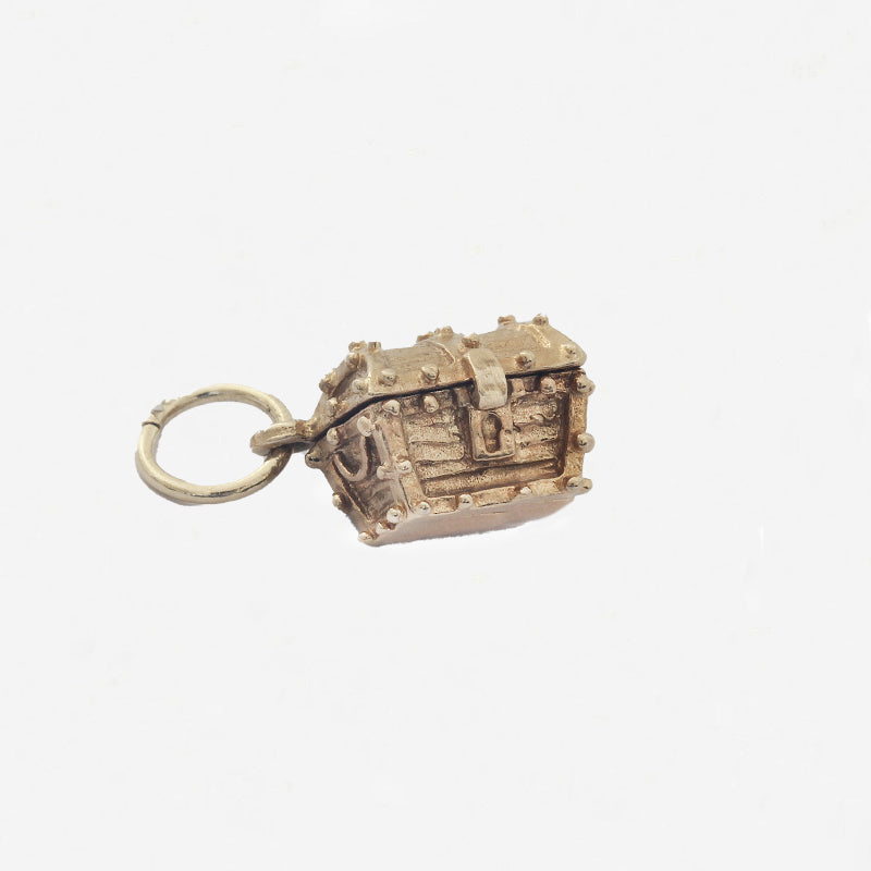 9ct Gold Treasure Chest Charm - Secondhand