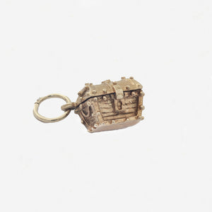 9ct Gold Treasure Chest Charm - Secondhand