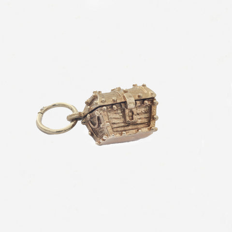 9ct Gold Treasure Chest Charm - Secondhand