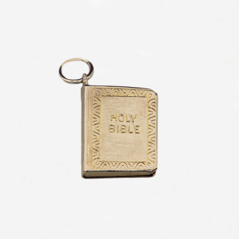 9ct Gold Bible Charm - Secondhand