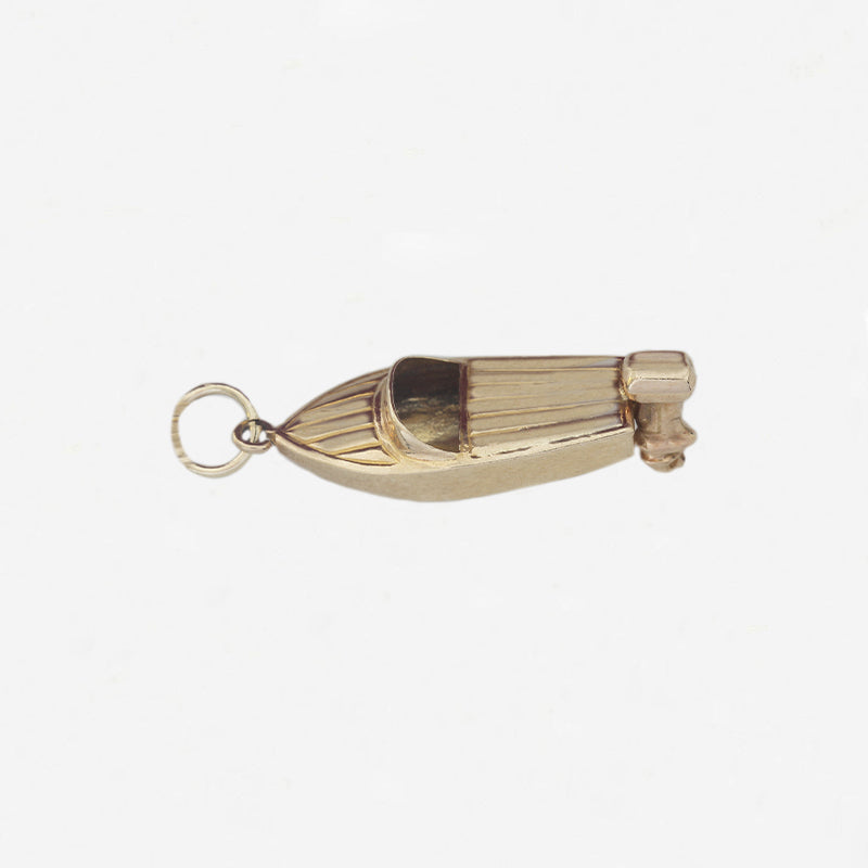 9ct Gold Speedboat Charm - Secondhand
