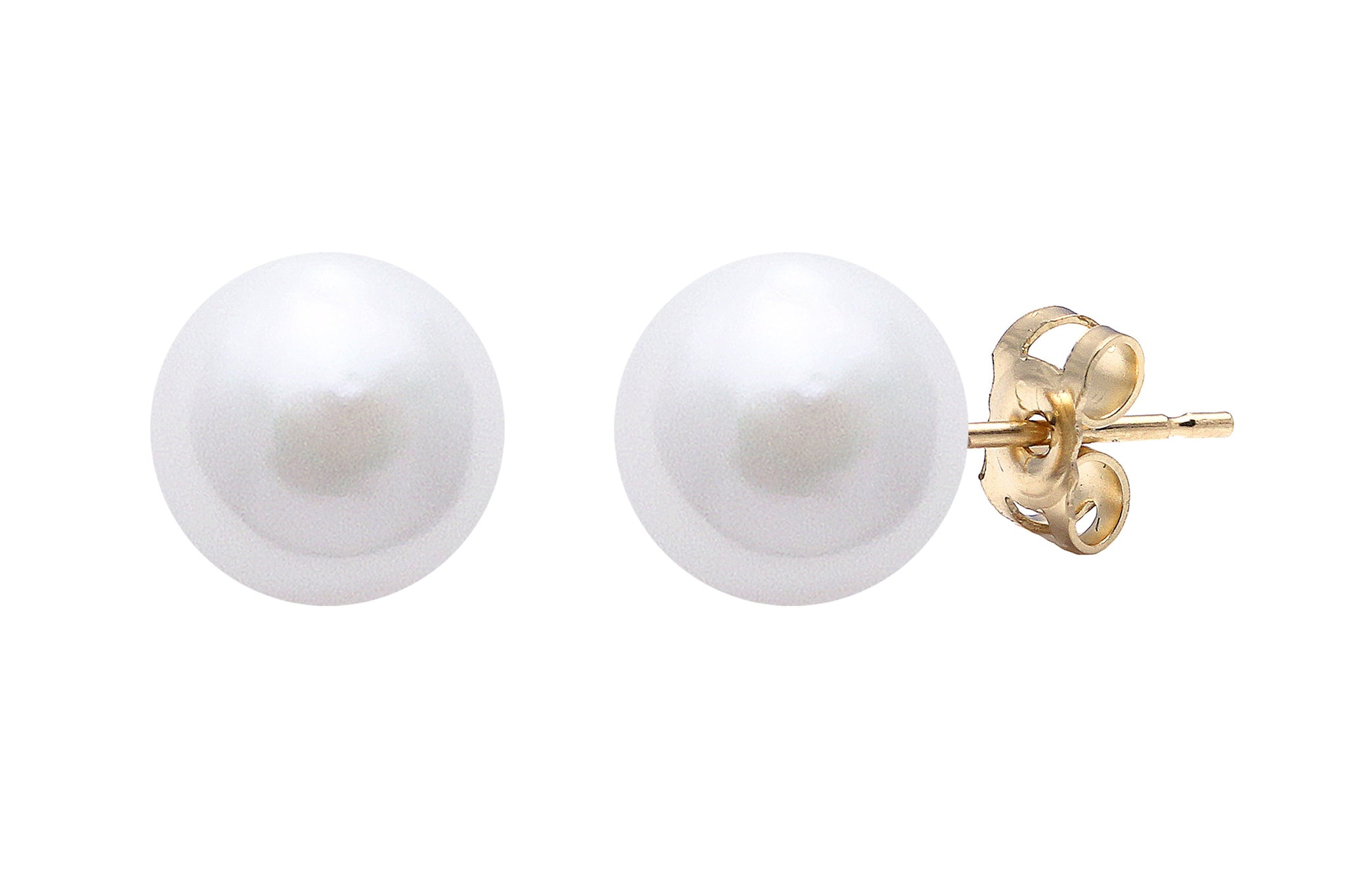 Cultured Pearl (8-8.5mm) Stud Earrings in 9ct Gold