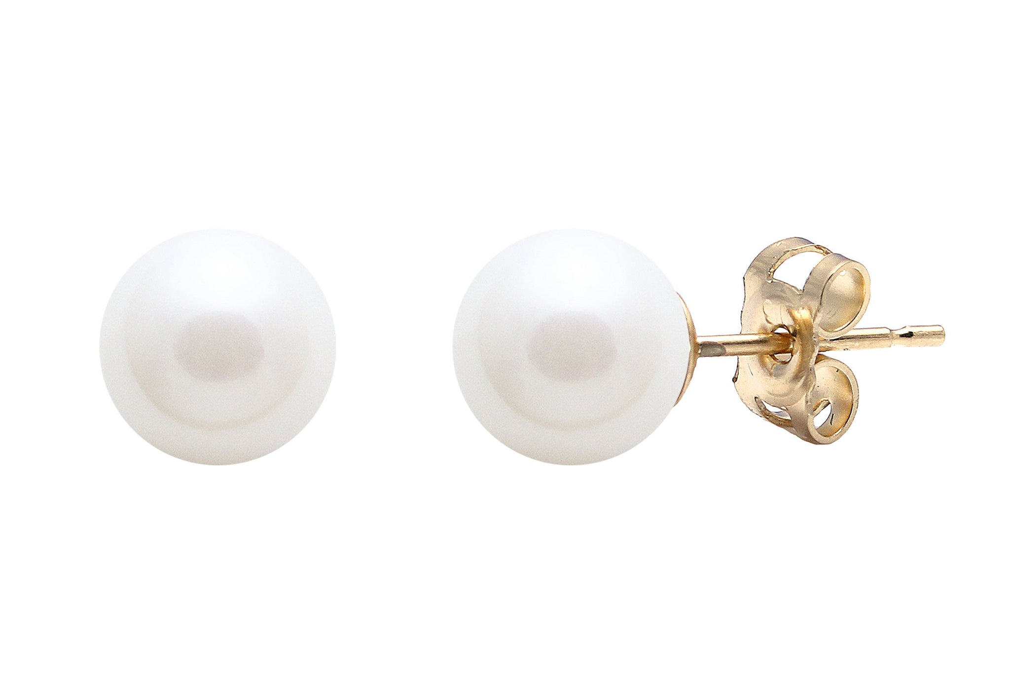 Freshwater Pearl (5-5.5mm) Stud Earrings in 9ct Gold