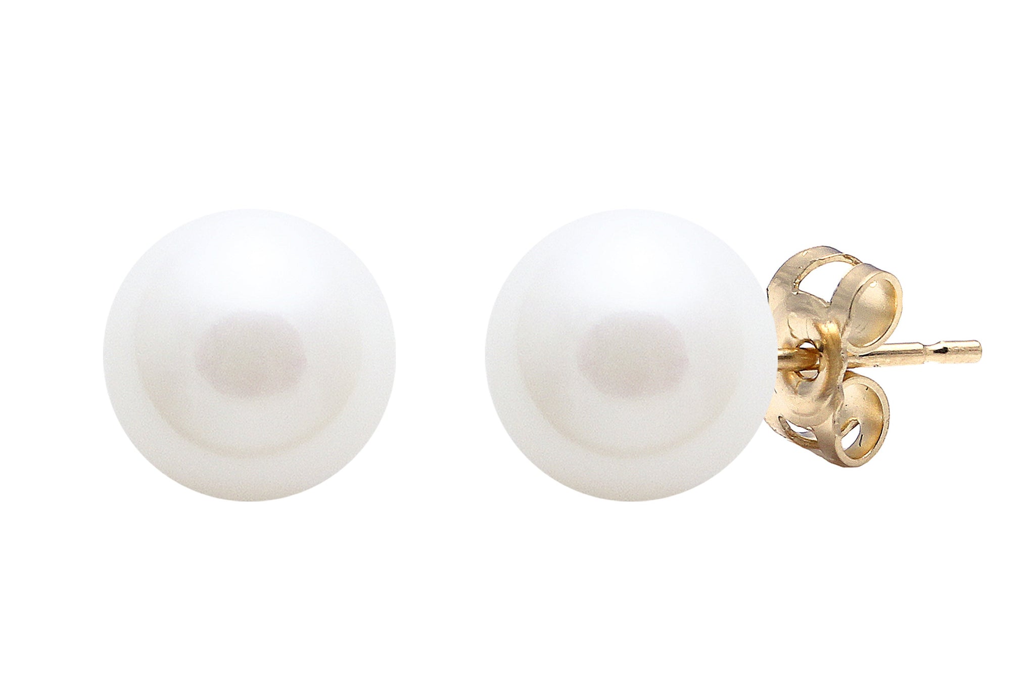Freshwater Pearl (7-7.5mm) Stud Earrings in 9ct Gold