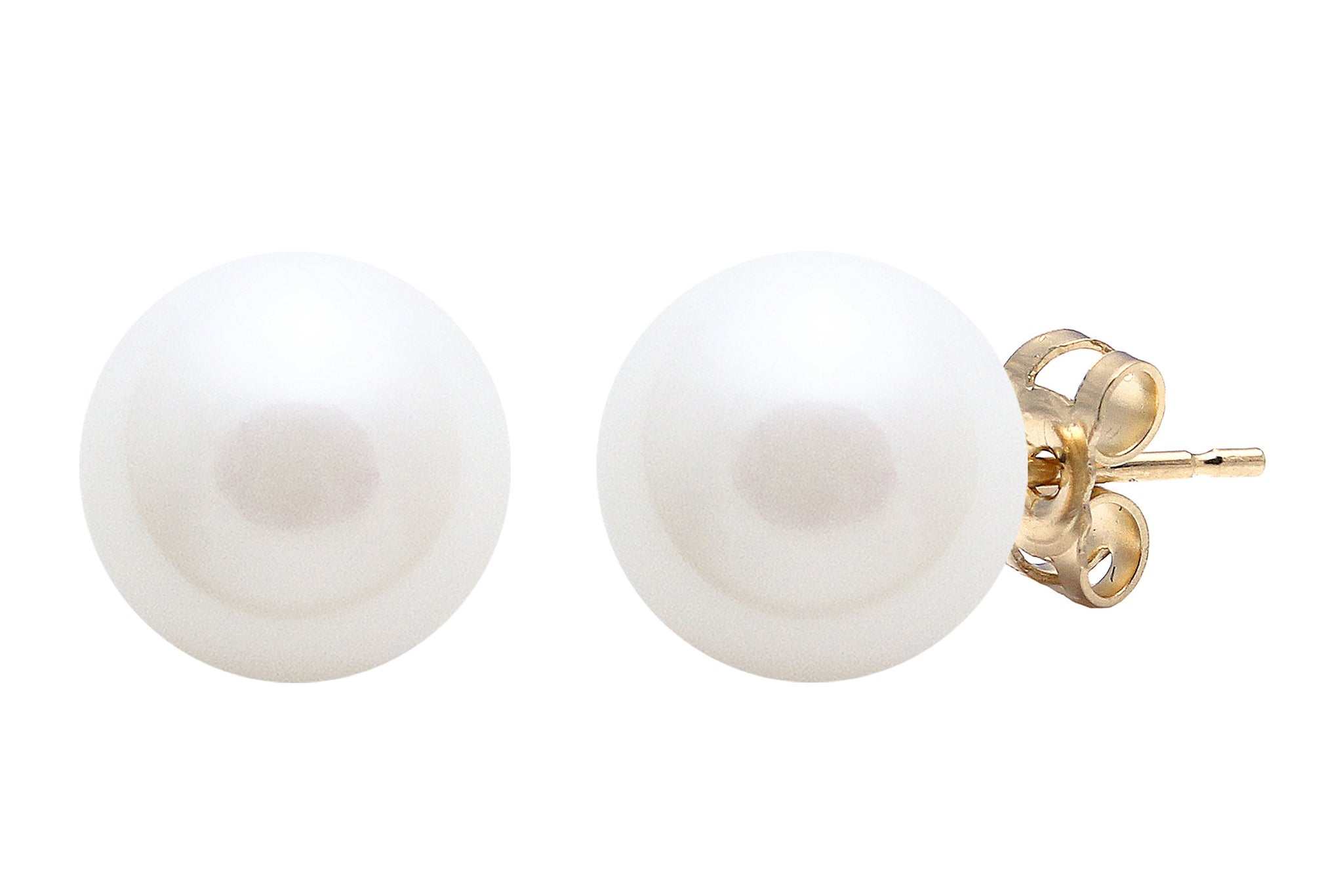 Freshwater Pearl (8-8.5mm) Stud Earrings in 9ct Gold