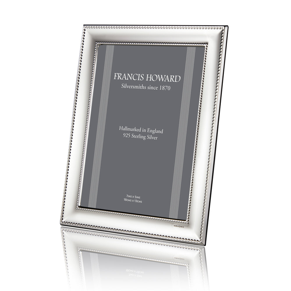 Sterling Silver Norwich Double Bead Frame by Francis Howard