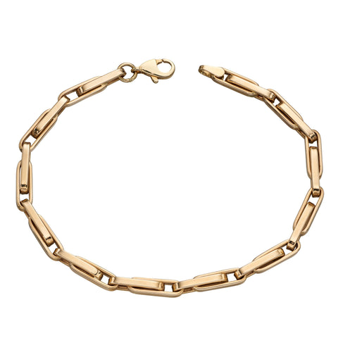 9ct Yellow Gold Long Link Bracelet