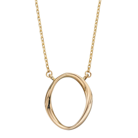 9ct Yellow Gold twist Necklace