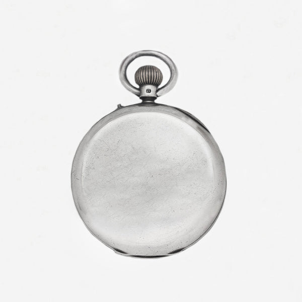 J W Benson Silver Open Face Pocket Watch - Secondhand