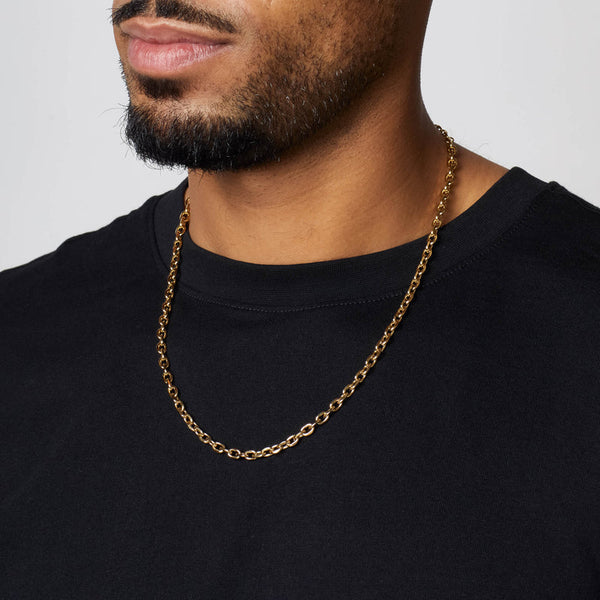 Gold Plated Stainless Steel Neckchain by Fred Bennett