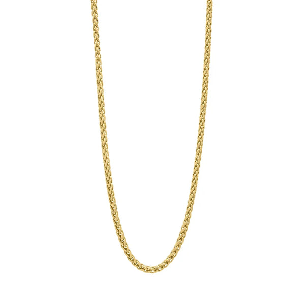 Gold Plated Stainless Steel Wheat Chain (Smaller Fit) by Fred Bennett