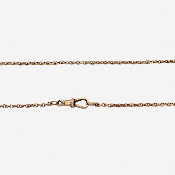 9ct Gold Guard Chain 58" Length - Secondhand