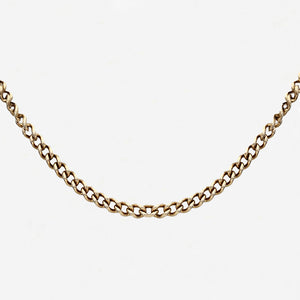 9ct Yellow Gold Curb Link Necklace - Secondhand