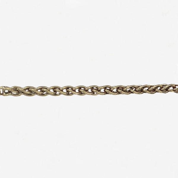 9ct Yellow Gold Spiga Chain - Secondhand