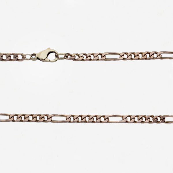 9ct Gold Figaro Chain 26" - Secondhand