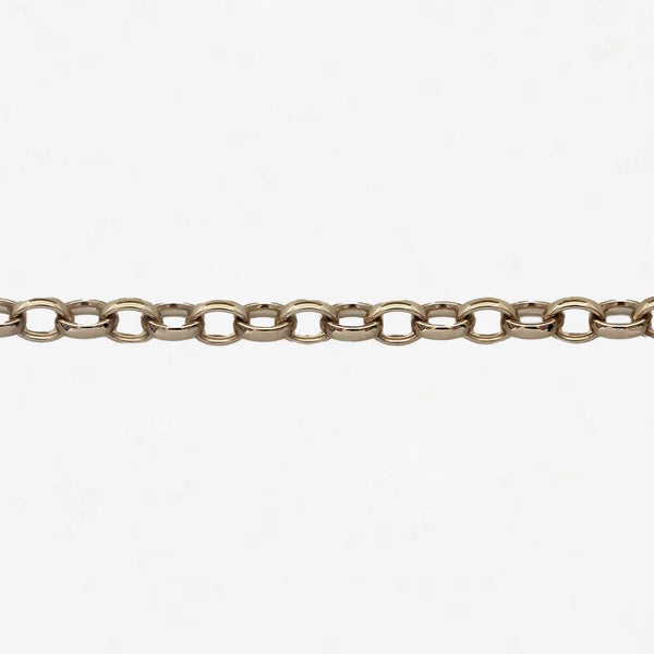 9ct Gold Oval Belcher Chain 31" - Secondhand