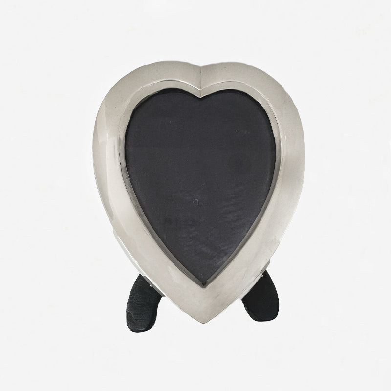 Silver Heart Shape Photo Frame 4.00 x 3.25" Birmingham 1895 - Secondhand