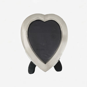 Silver Heart Shape Photo Frame 4.00 x 3.25" Birmingham 1895 - Secondhand